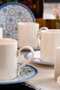 Hermia Meyra 12 Juego de Tazas de Café y Platos de Porcelana
